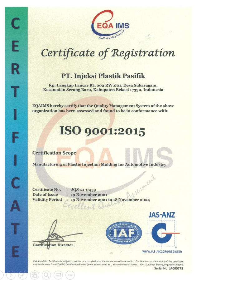 PT. Injeksi Plastik Pasifik